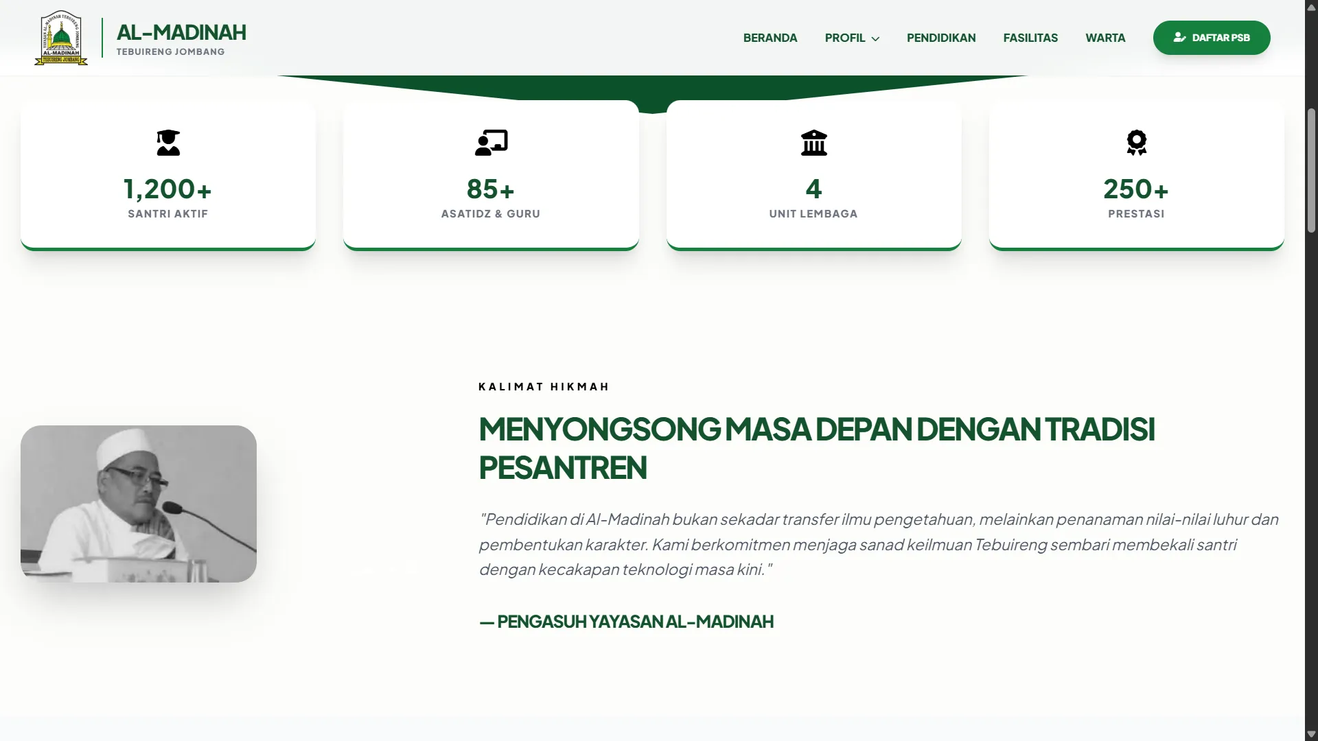 Official School Website Al-Madinah